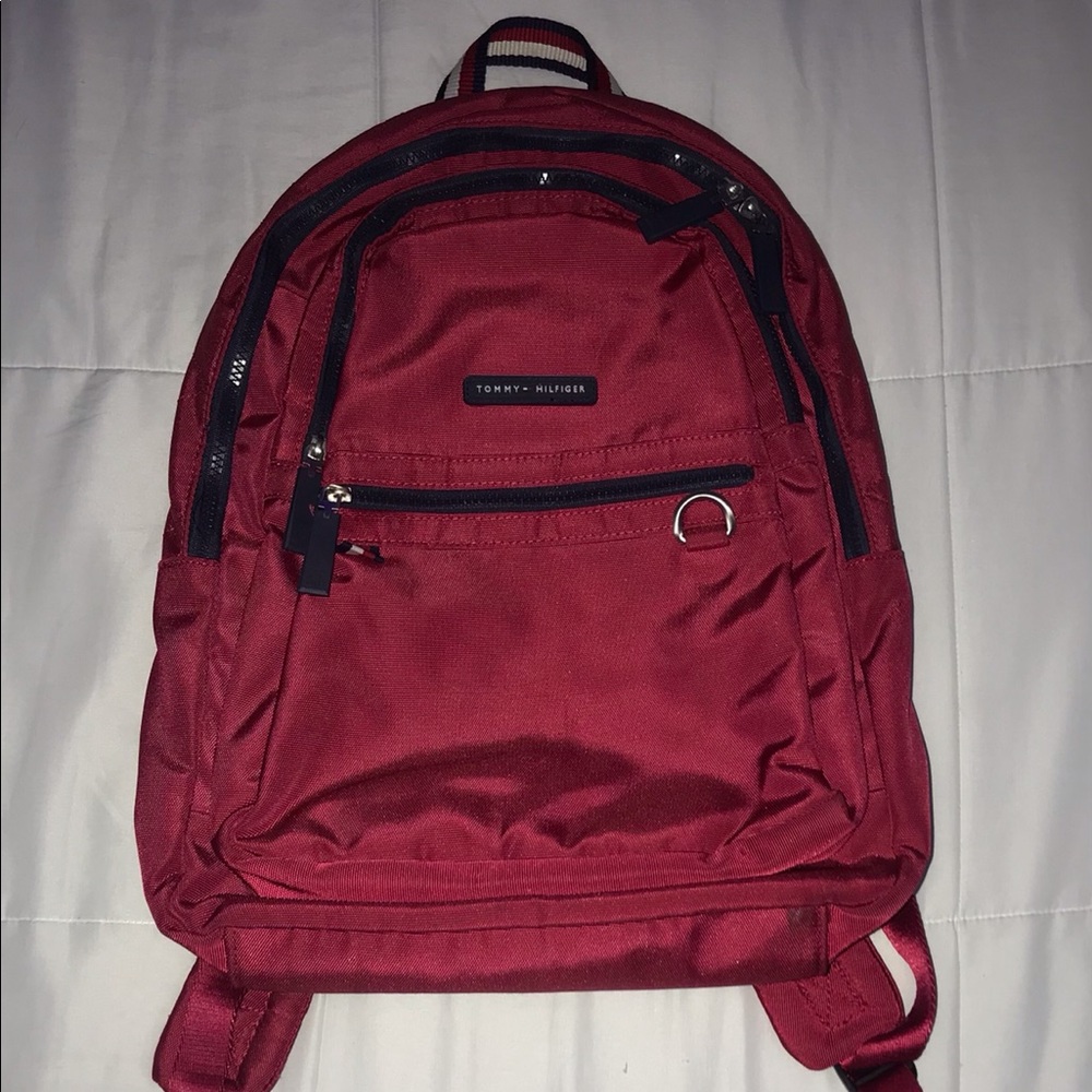 Red Tommy Hilfiger Backpack